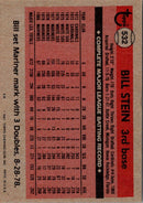 1981 Topps Bill Stein