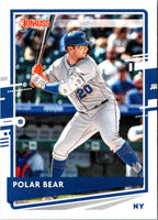 2020 Donruss Holo Blue Pete Alonso #204