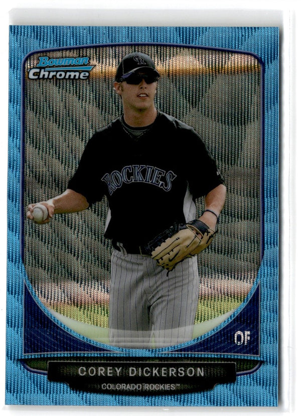 2013 Bowman Chrome Prospects Blue Wave Corey Dickerson #BCP65