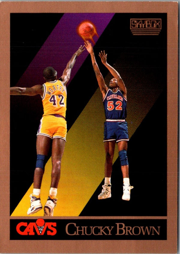 1990 SkyBox Chucky Brown #49 Rookie