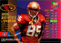 1998 Metal Universe Andre Wadsworth #174 Rookie