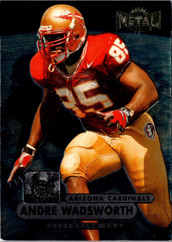 1998 Metal Universe Andre Wadsworth #174 Rookie