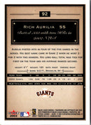 2003 Fleer Showcase Rich Aurilia