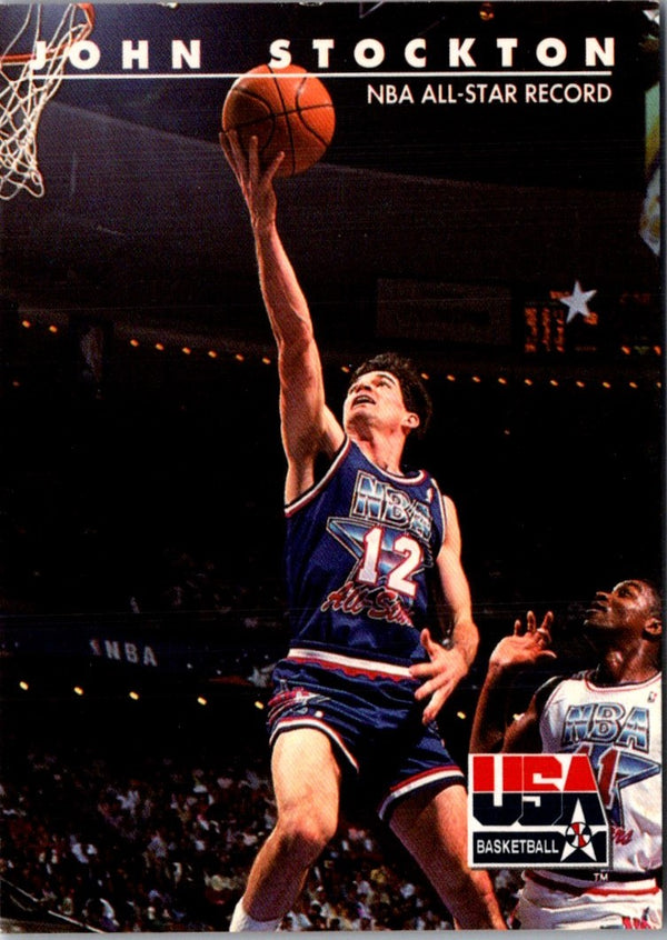 1992 SkyBox USA John Stockton #88