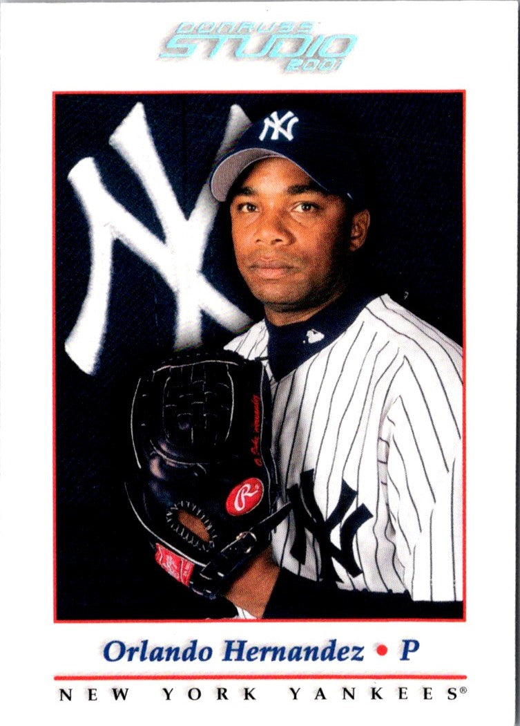 2001 Donruss Studio Orlando Hernandez