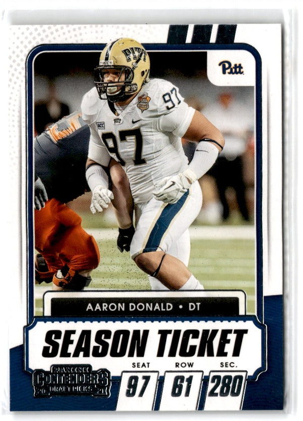 2021 Panini Contenders Draft Picks Ticket Aaron Donald #80