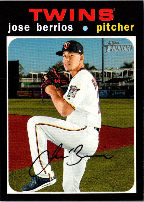 2019 Topps Heritage Jose Berrios #238