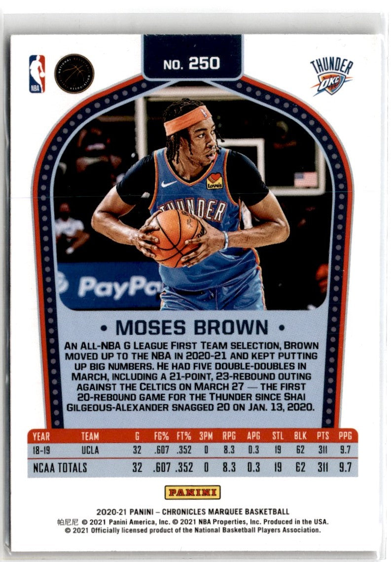 2020 Panini Chronicles Moses Brown