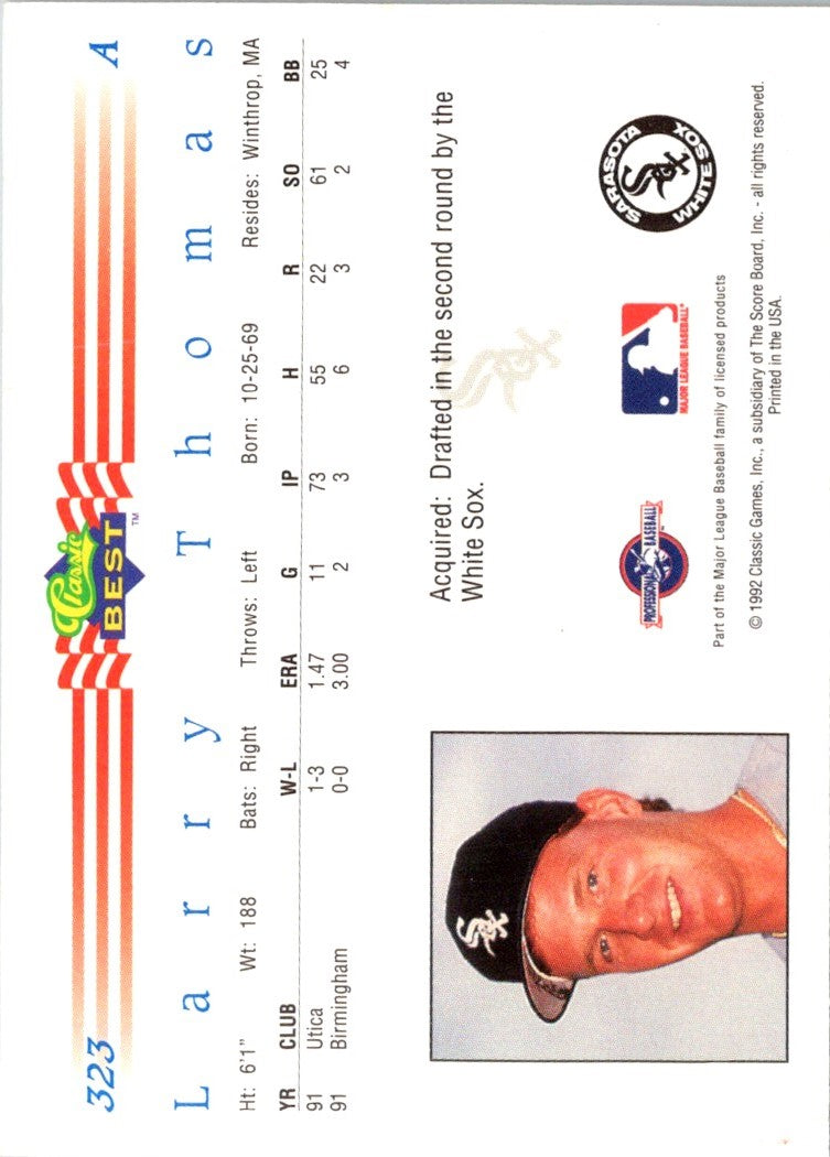 1992 Classic Best Larry Thomas