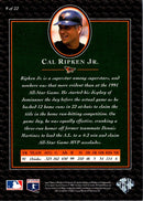 1996 Collector's Choice Ripken Collection Cal Ripken Jr.