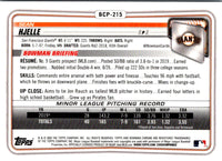 2020 Bowman Chrome Prospects Sean Hjelle #BCP-215