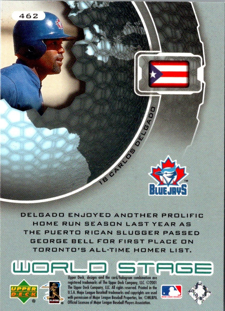 2002 Upper Deck Carlos Delgado