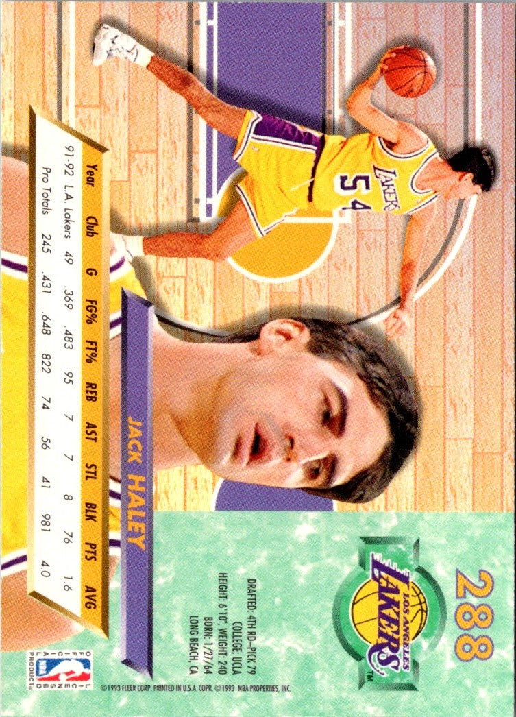 1992 Ultra Jack Haley