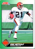 1991 Score Eric Metcalf #245