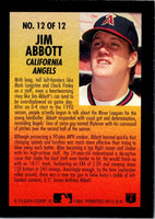 1992 Fleer Smoke 'N Heat Jim Abbott #12