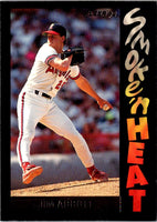 1992 Fleer Smoke 'N Heat Jim Abbott #12