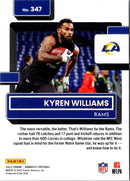 2022 Donruss  Packed Rookies Kyren Williams