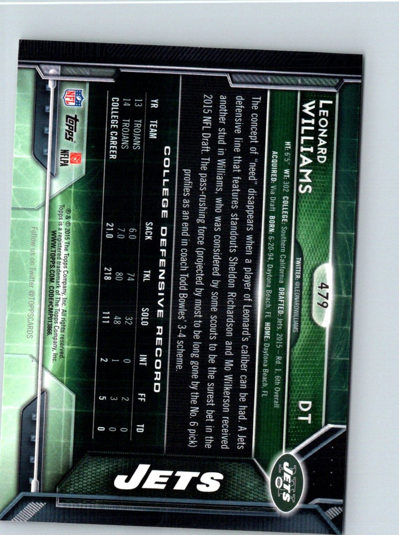 2015 Topps 60th Anniversary Factory Set Leonard Williams