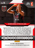 2021 Panini Prizm WNBA Prizms Ruby Wave Shekinna Stricklen #35