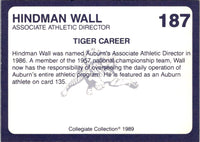 1989 Collegiate Collection Auburn Coke 580 Hindman Wall #187