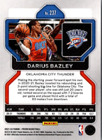 2021 Panini Prizm Blue Darius Bazley #237