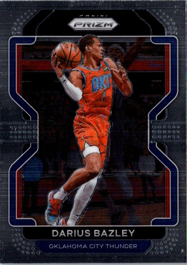 2021 Panini Prizm Blue Darius Bazley #237