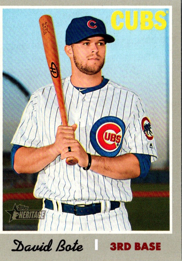 2019 Topps Heritage David Bote #347