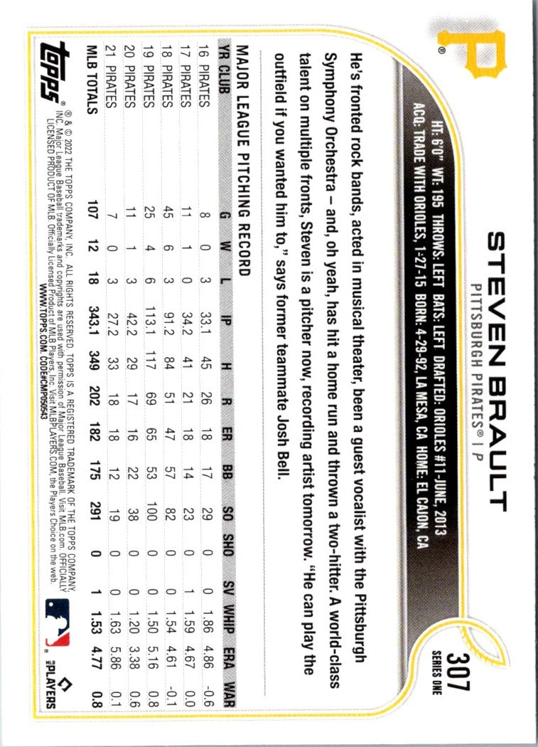 2022 Topps Steven Brault