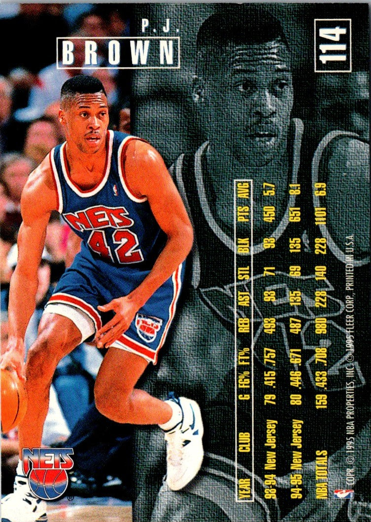 1995 Fleer European P.J. Brown