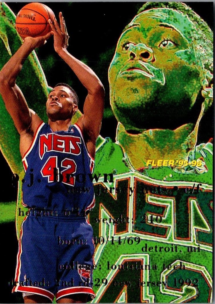 1995 Fleer European P.J. Brown