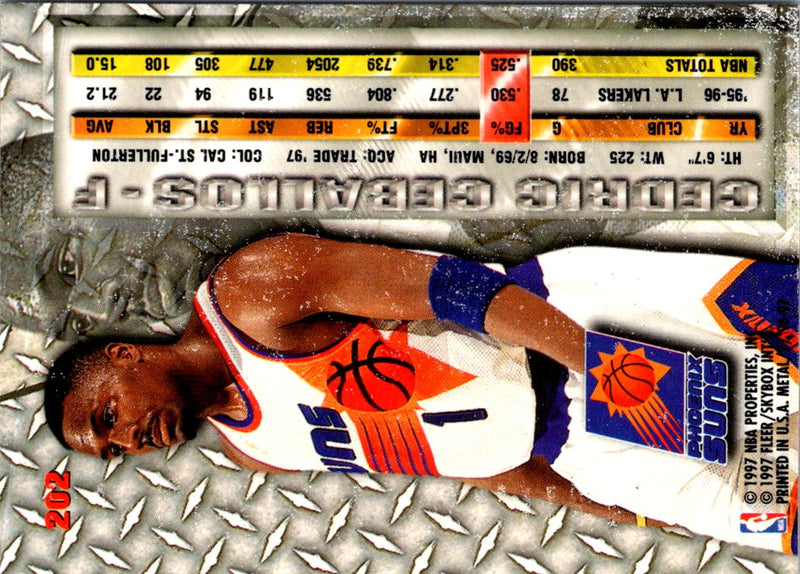 1996 Metal Cedric Ceballos