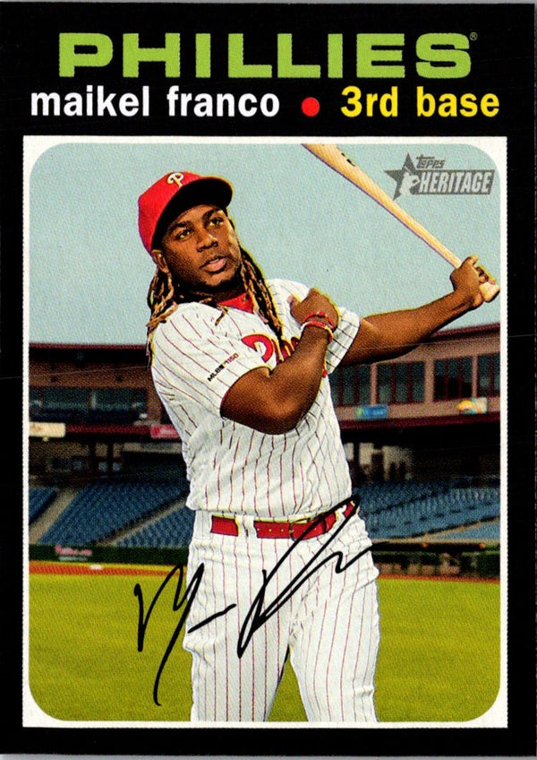 2020 Topps Heritage Maikel Franco #119