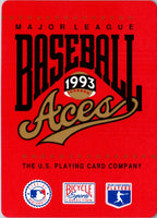 1993 Bicycle Aces Mike Mussina #8S