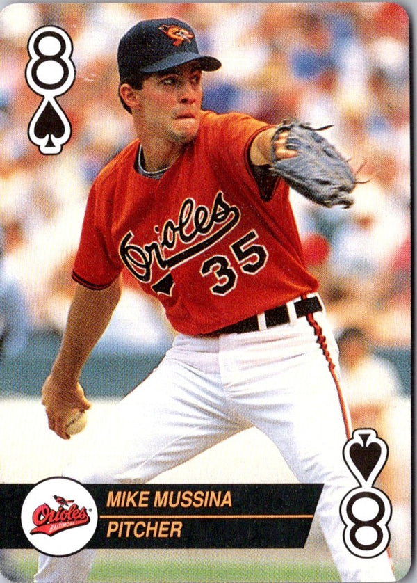 1993 Bicycle Aces Mike Mussina #8S