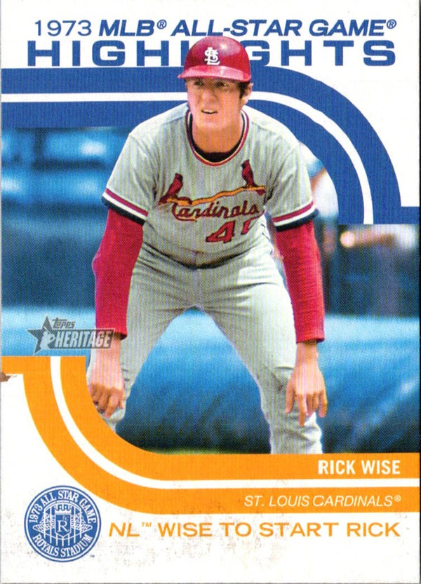 2022 Topps Heritage 50th Anniversary Buybacks Rick Wise #364