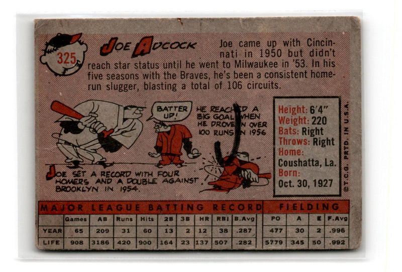 1958 Topps Joe Adcock