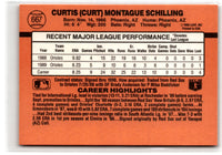 1990 Donruss Curt Schilling #667
