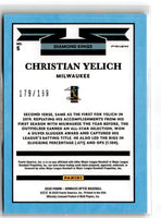 2020 Donruss Optic Pink Velocity Christian Yelich #5 179/199