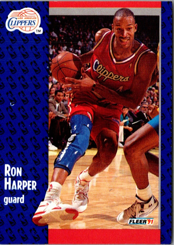 1991 Fleer Ron Harper #90