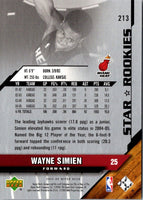 2005 Upper Deck Wayne Simien #213 Rookie