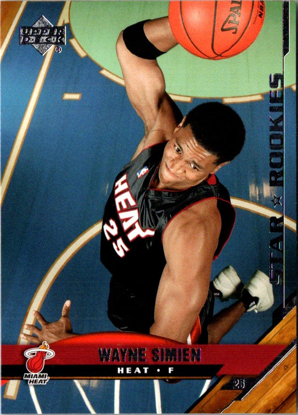 2005 Upper Deck Wayne Simien #213 Rookie