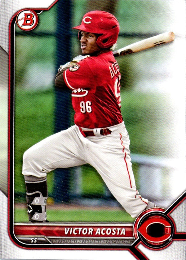 2022 Bowman Draft Baseball Victor Acosta #BD-70 Rookie