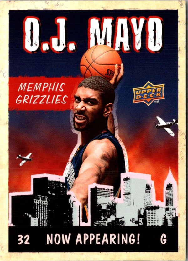 2009 Upper Deck Now Appearing O.J. Mayo #NA-3
