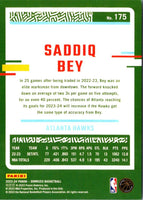 2023 Donruss Red Saddiq Bey #175