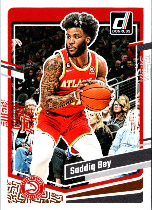 2023 Donruss Red Saddiq Bey #175