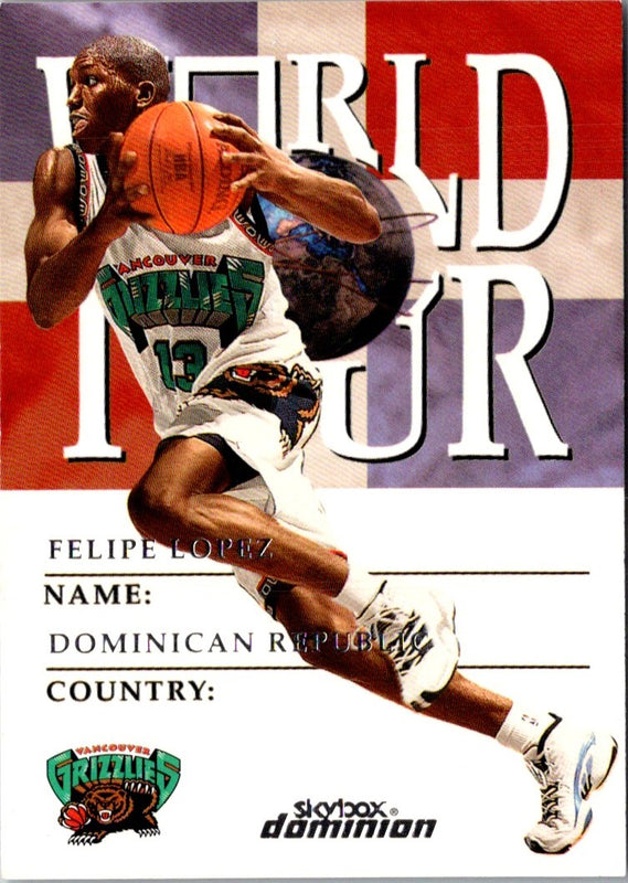 1999 SkyBox Dominion Felipe Lopez #182