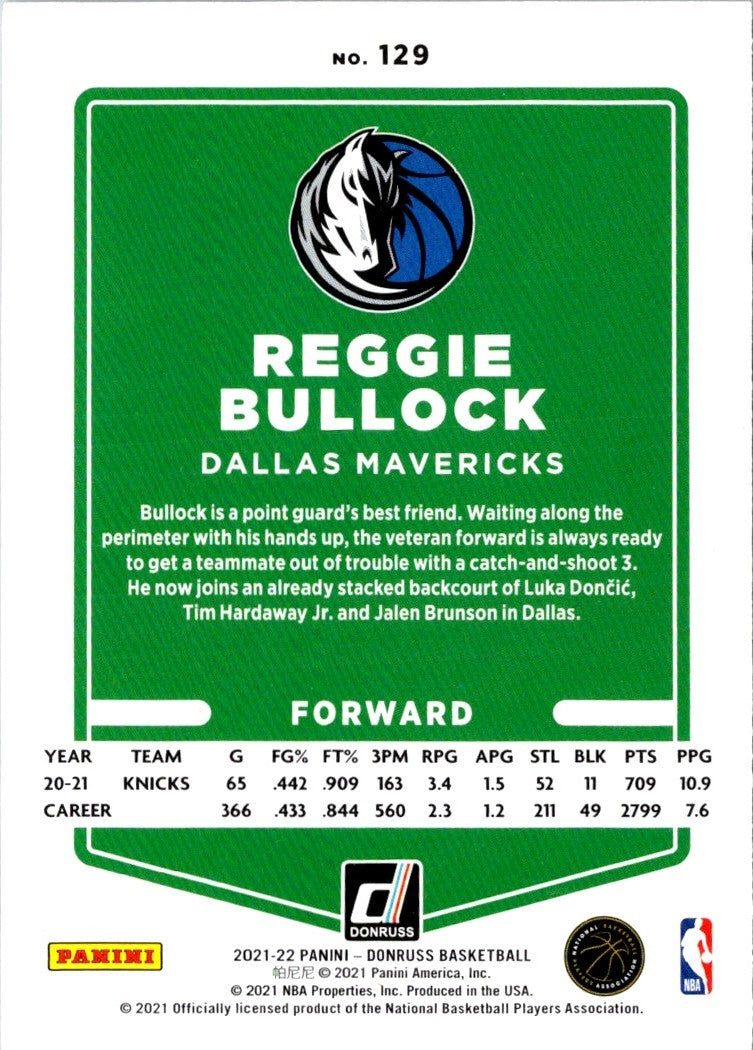 2021 Donruss Reggie Bullock