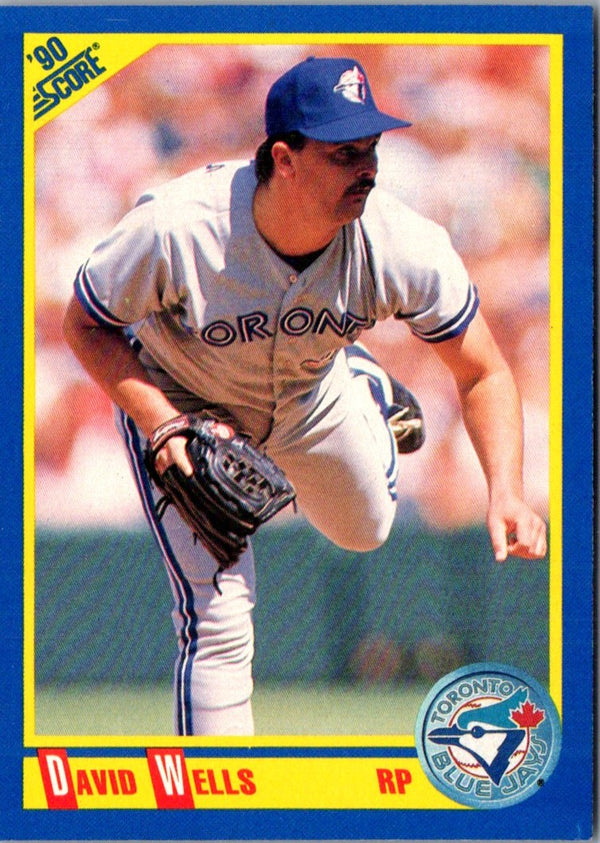 1990 Score David Wells #491A