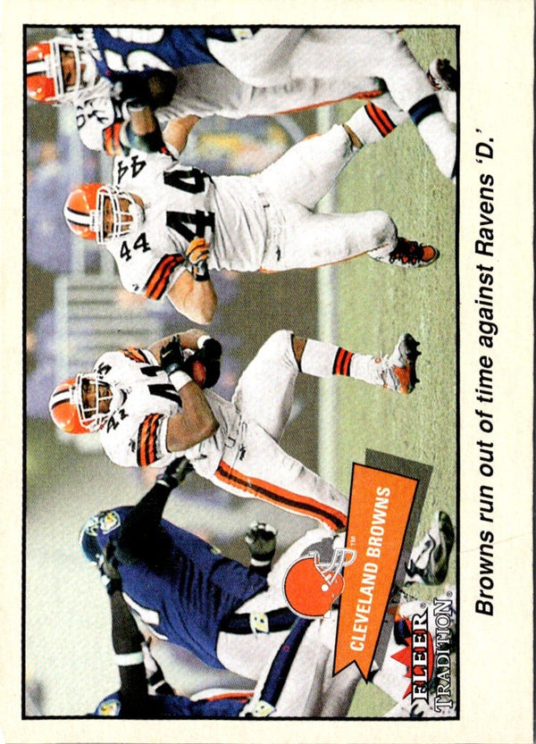 2001 Fleer Tradition Cleveland Browns #346