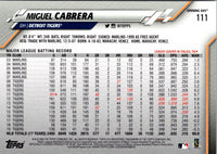 2020 Topps Opening Day Miguel Cabrera #111